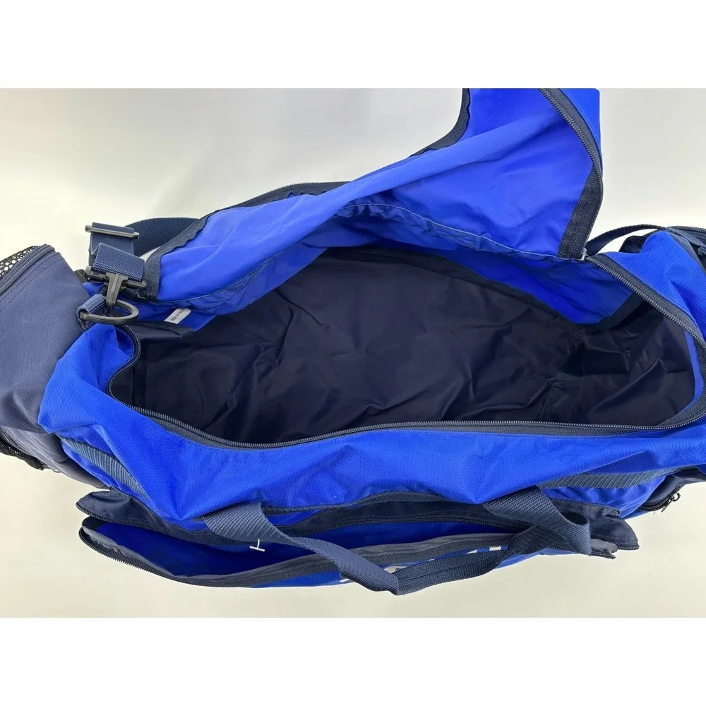 Polo Ralph Lauren Sport Duffel Bag Blue Black US Flag Logo Vintage Mens Travel